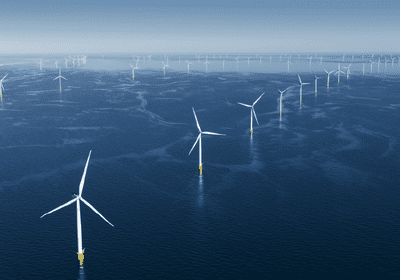 Anholt offshore wind farm in Denmark