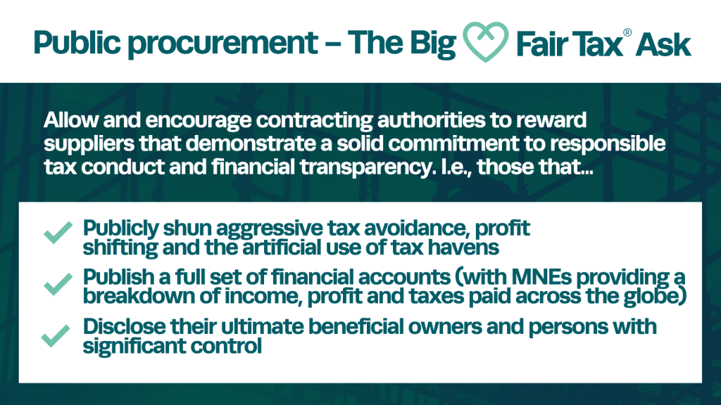 UK public procurement reform - Fair Tax Foundation